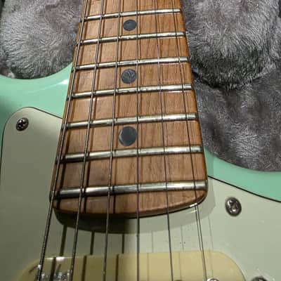 Fender American Ultra Stratocaster with Roasted Maple Fretboard 2024 - Surf Green image 11