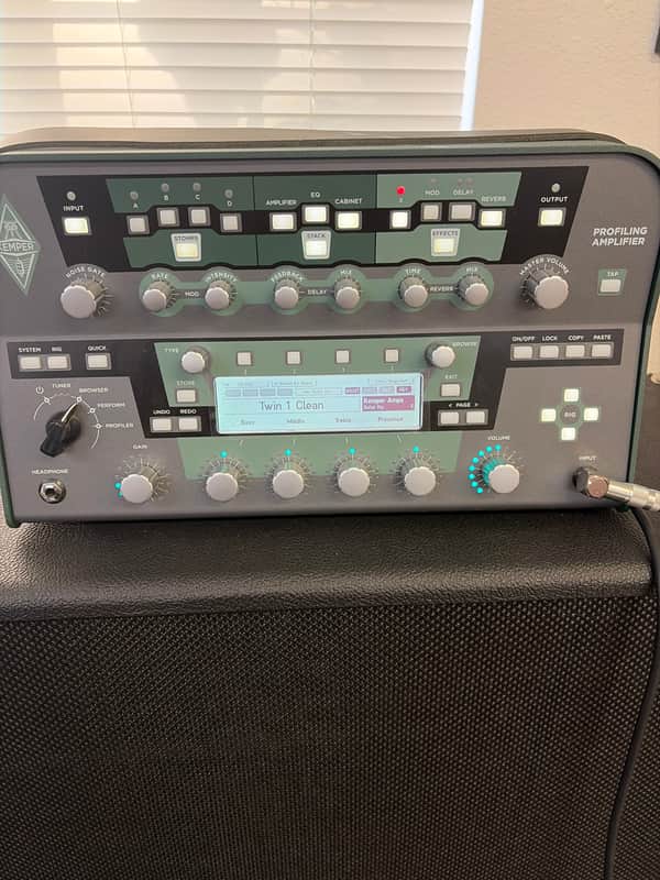 Kemper Amps Profiler PowerHead 600-Watt Digital Modeling Guitar Amp Head 2013 - 2025 - Black image 1