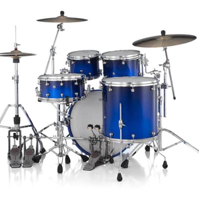 Pearl Reference One 4-Piece Shell Pack Drum Kit 22/16/12/10 Kobalt Blue Fade image 8