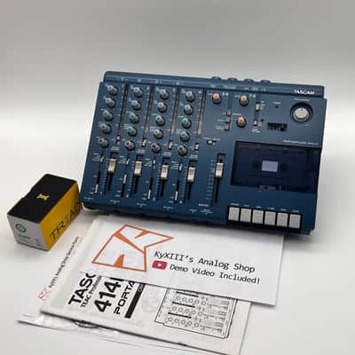 Serviced TASCAM Portastudio 414 MKII - Dual Speed + Tape Outs Mod | 4-Track Cassette Recorder image 3