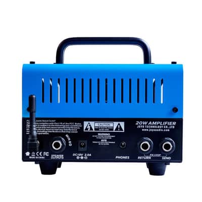 JOYO Bluejay BanTamp Series Mini Amp Head 20W Hybrid Tube 2-Channel Guitar Amplifier with Bluetooth (No Sound, Need Extra Speaker) image 3