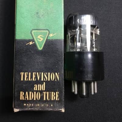 NOS SYLVANIA 6AL7GT Indicator Tuning VACUUM TUBE USA Tested Vintage 2.5791-D image 2