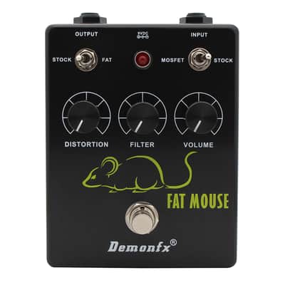 Demonfx FAT MOUSE Distortion w/Filter Option Just arrived with fast US Ship