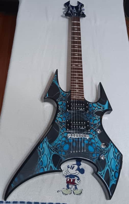 B.C. Rich Beast String Through Electric Guitar