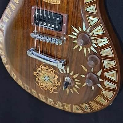 Electric Guitar Handmade by Blueberry Guitars Double Cutaway Seymour Duncan Pickups image 4