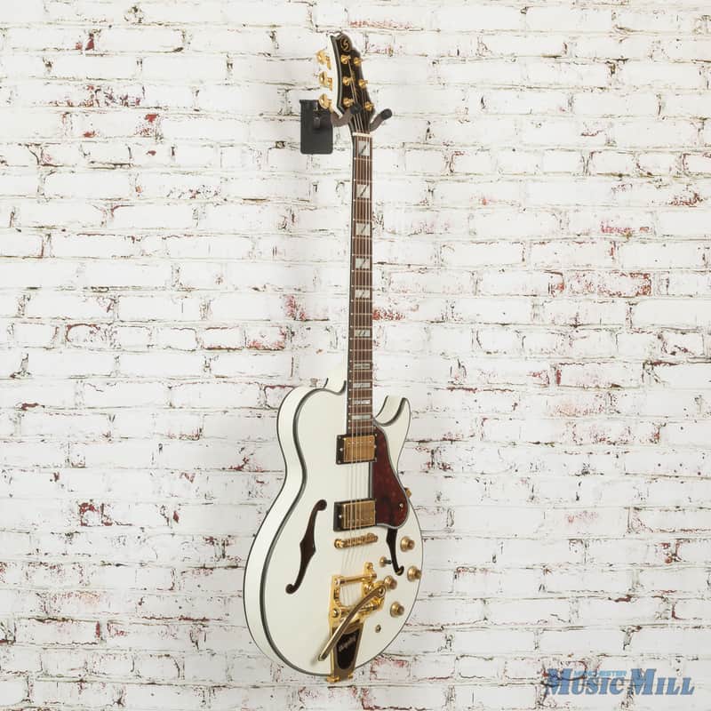 Samick Greg Bennett Royale RL4 Semi-Hollow Electric Guitar White