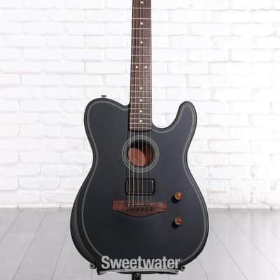 Fender Acoustasonic Standard Telecaster Acoustic-electric Guitar - Black (AsTeleSBkd2) image 2