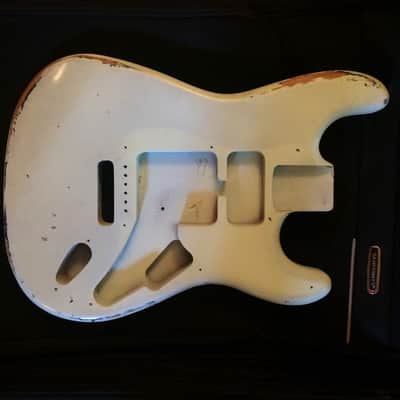 Hand finished Strat Body 2018 Ngs Faded Sonic Blue Relic image 2