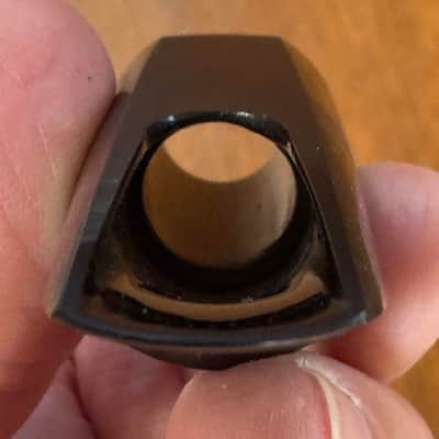 Lelandais (Steel Ebonite) Soprano mouthpiece Soprano 1940's-1950's - Black Hard Rubber image 8