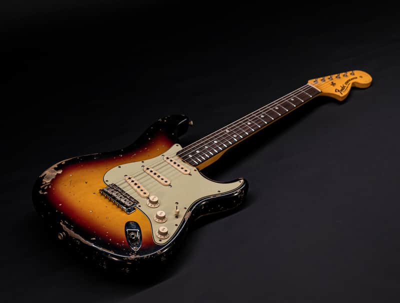 Fender Masterbuilt Jason Smith MICHAEL LANDAU 1968 Stratocaster - 3-tone Sunburst