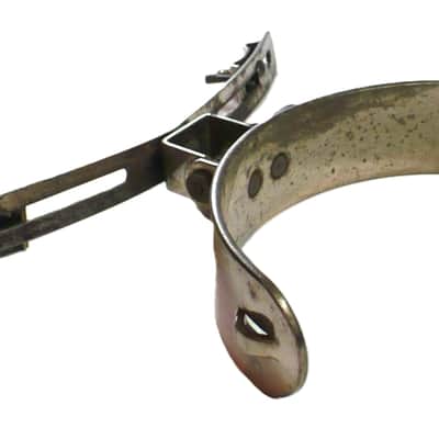 Ludwig Script Logo Marching Snare Leg Rest / Nickel image 8