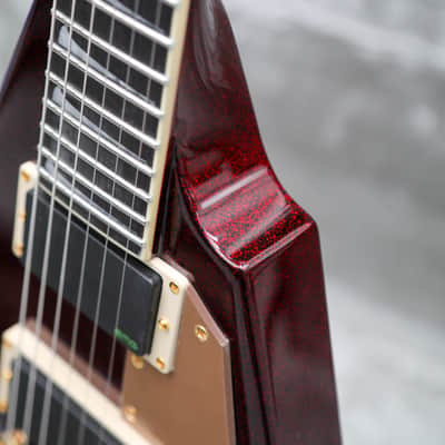 ESP LTD KH-V Red Sparkle Kirk Hammett Signature image 7