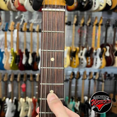 Fender Custom Shop Stratocaster 60 Relic Namm 2014 Shoreline Gold Over Sunburst image 6