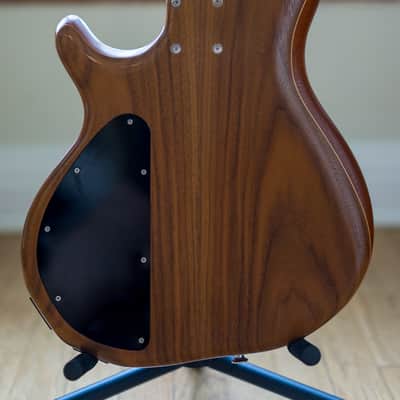 Wal Mk3 American Walnut Facings, Mahogany Core, Indian Rosewood Fretboard, Electric Bass Guitar image 3