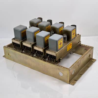 Cinema Engineering Tube Line Amps (2x) 101-AX, (3x) 102-AX, 102-A M, HV-T D Amplifiers, Power Supply & Rack image 2