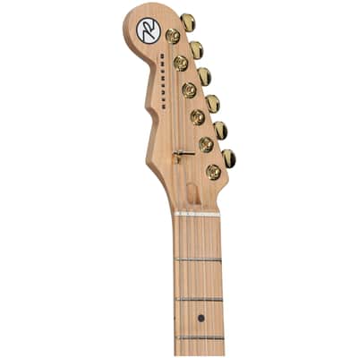 Reverend Ryan Malicsi Signature Electric Guitar, White Gold Sparkle image 7