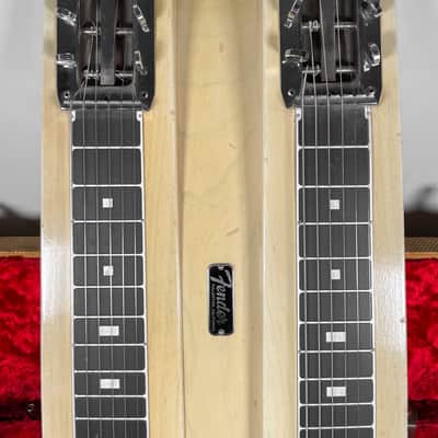 Circa 1955 Fender Dual 6 Professional Three Leg Steel Guitar w/OHSC image 2