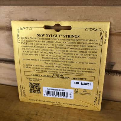 Aquila 4U Nylgut Soprano Ukulele String Set image 2