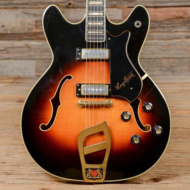 Hagstrom Viking Deluxe Sunburst image 2