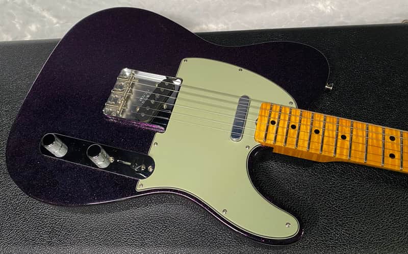 NEW! Fender Custom Shop Flamethrower Telecaster - NOS - Modern Specs - Texas Special Pick-Ups - AAAA Flamed Neck - Magenta Sparkle - Authorized Dealer - 7.55lbs - G07167 image 1
