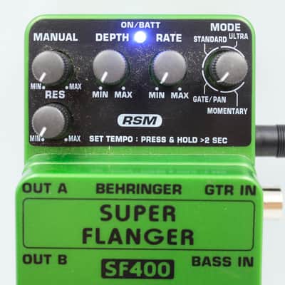 Behringer SF400 Super Flanger Guitar Effect Pedal S1000885537 image 3