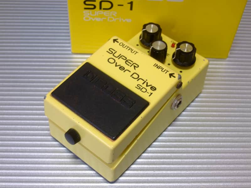 The First Year Sep 1981 Boss SD-1 Super OverDrive w/ Original Box / MIJ Made in Japan image 1
