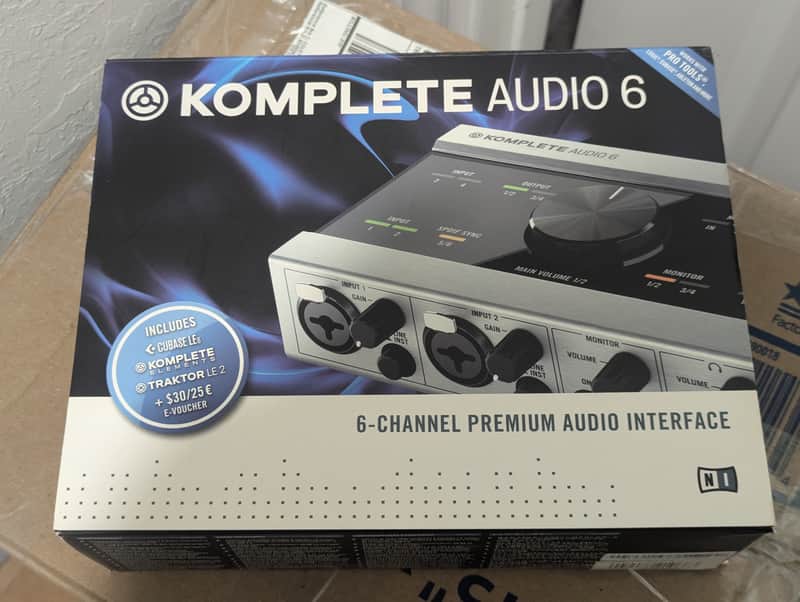 Native Instruments Komplete Audio 6 USB Audio Interface 2010s - Black/Silver image 1