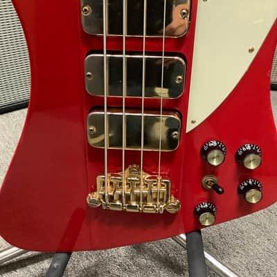 1991 Gibson Custom Shop Thunderbird Bass Fire Engine Red image 5
