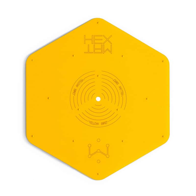Hexmat: Yellow Bird Record Isolator Platter Mat image 1
