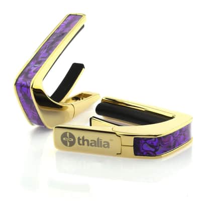 Thalia Capo - 24K Gold - Purple Paua (Exotic Shell series) image 1