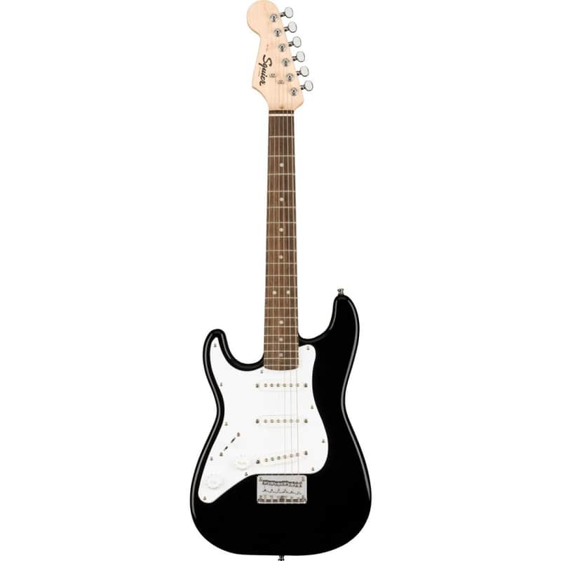 Squier Mini Stratocaster Left Handed Electric Guitar - Black image 1