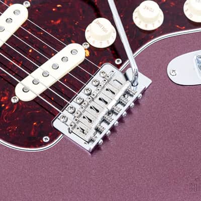 2013 Fender + MJT Stratocaster Partscaster Classic 60s Neck & Burgundy Mist Lacquer Body w/ Case image 8