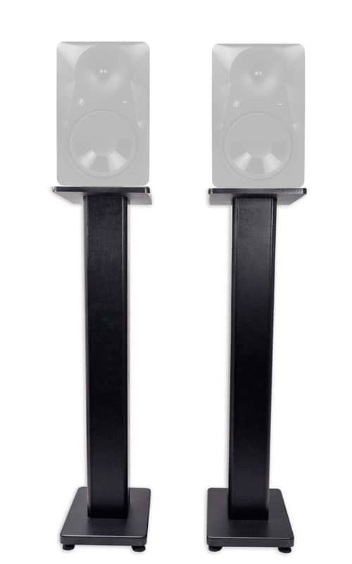 (2) Rockville 36” Studio Monitor Speaker Stands For Mackie HR624 MK2 image 1