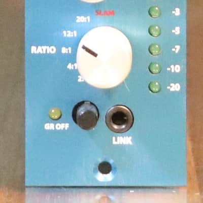 Hairball Audio FET/500 Rev. A 500 Series Compressor / Limiter Module 2010s - Blue image 3