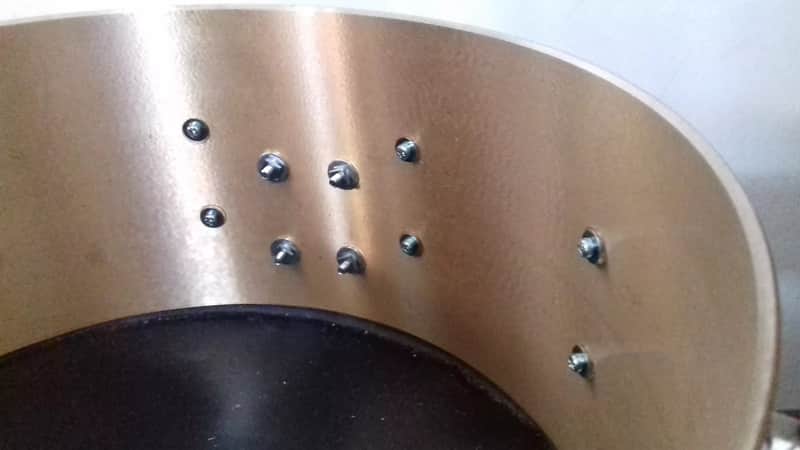 Tama PL-565 Power Metal Bell Brass 6.5x14" Snare Drum 1996 - 2002 image 3