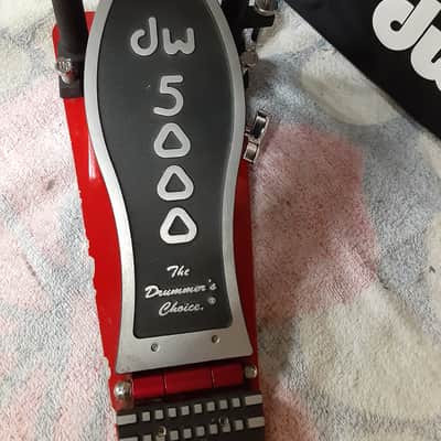 DW DWCP5000AD4 5000 Series Accelerator Single Bass Drum Pedal 2010s - Black/Red image 3