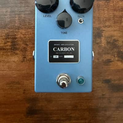 Browne Amplification Browne Amplification Carbon V2 Overdrive Effect Pedal, Sky Blue 2023 image 1