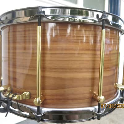 Noble Cooley SS 8x14 walnut snare drum image 3