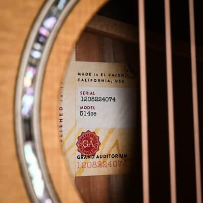 Taylor 514ce w/ Torrefied Spruce Top & Urban Ironbark Back and Sides Acoustic-Electric Guitar 2024 (1208224074) image 13