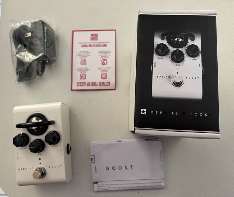 Blackstar Dept. 10 Boost Tube Boost Pedal 2021 - White image 1