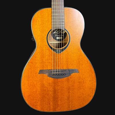 Lâg Tramontane T77PE Parlour Size Electro-Acoustic Guitar in Satin image 1