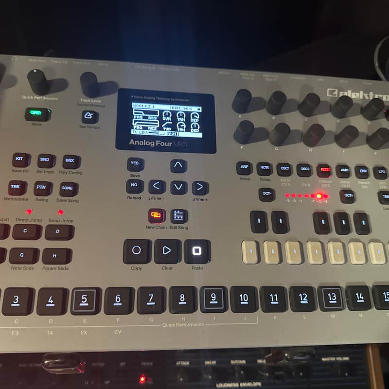 2017 – Present Elektron Analog Four MKII 4-Voice Tabletop Anal…