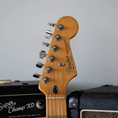 Fender Standard Stratocaster with Maple Fretboard 2008 (upgrade) - Brown Sunburst image 8