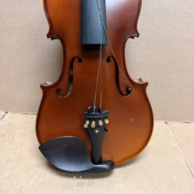 Stage Right Sonata 4/4 Full Size Violin Outfit w/ Bow & Case - Needs Bridge & Strings image 5