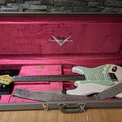 Fender Custom Shop Late '62 Stratocaster Relic/CC - Super Faded Aged Shell Pink image 5