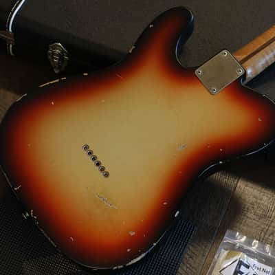 2022 LSL T-Bone One P90 Electric Guitar Metallic Sunburst + OHSC image 13