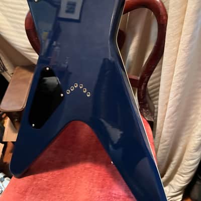 Dean ml electric guitar    see all details blue image 8