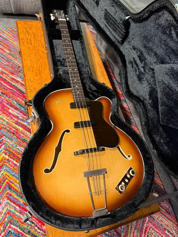 Hofner 500/5 "Reeperbahn" Bass 1959 Reissue Stuart Sutcliffe Beatle Model Super Rare image 1