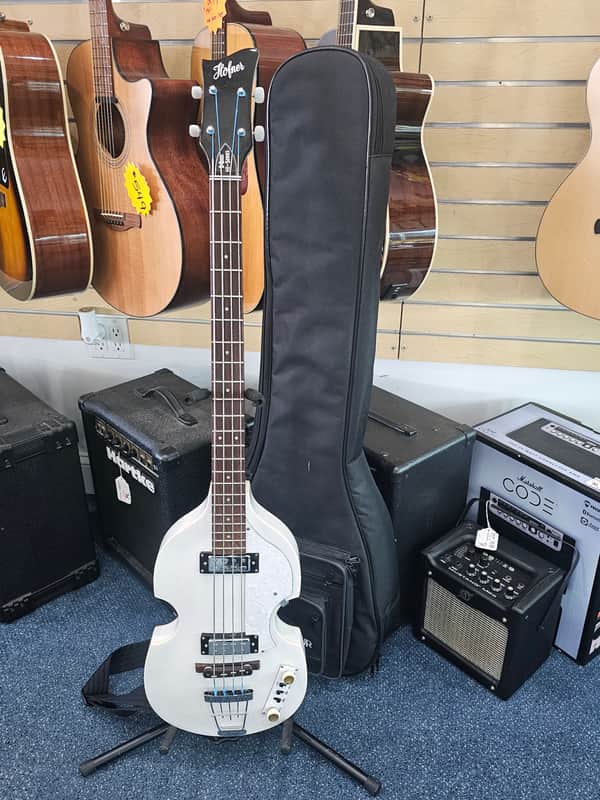 Hofner Hi Series B Bass Guitar w/ Soft Case image 1