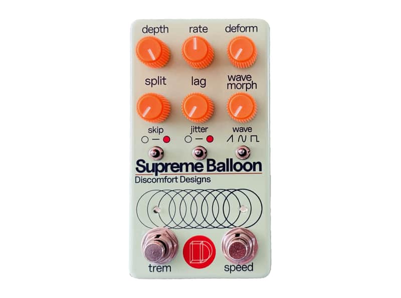 Discomfort Designs Supreme Balloon Stereo Tremolo Pedal [DEMO] image 1
